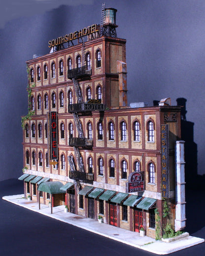 HO Scale Southside Hotel Kit - ITLA