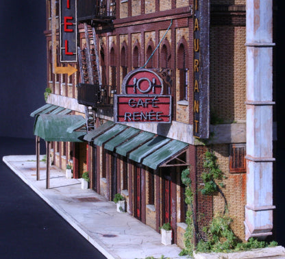 HO Scale Southside Hotel Kit - ITLA