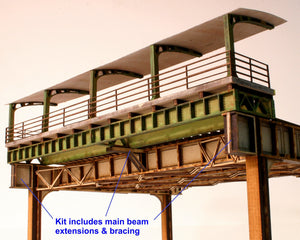 HO "Cantilevered Roof" Station Platform - ITLA
