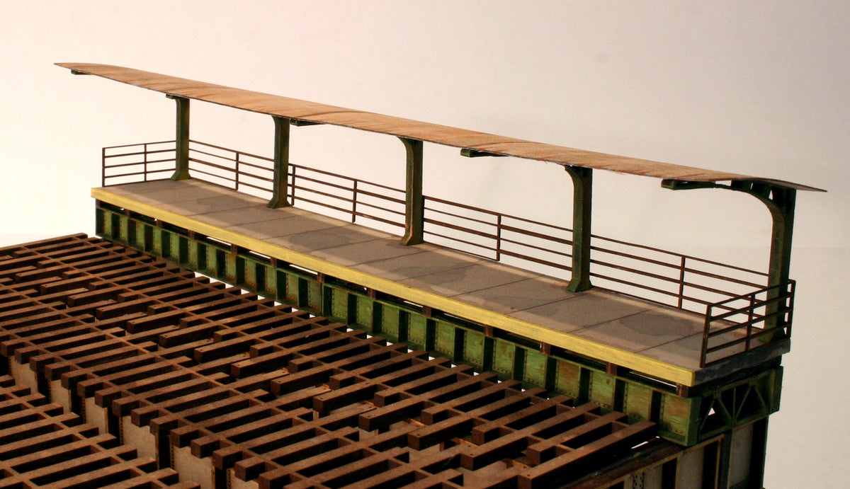 HO "Cantilevered Roof" Station Platform - ITLA