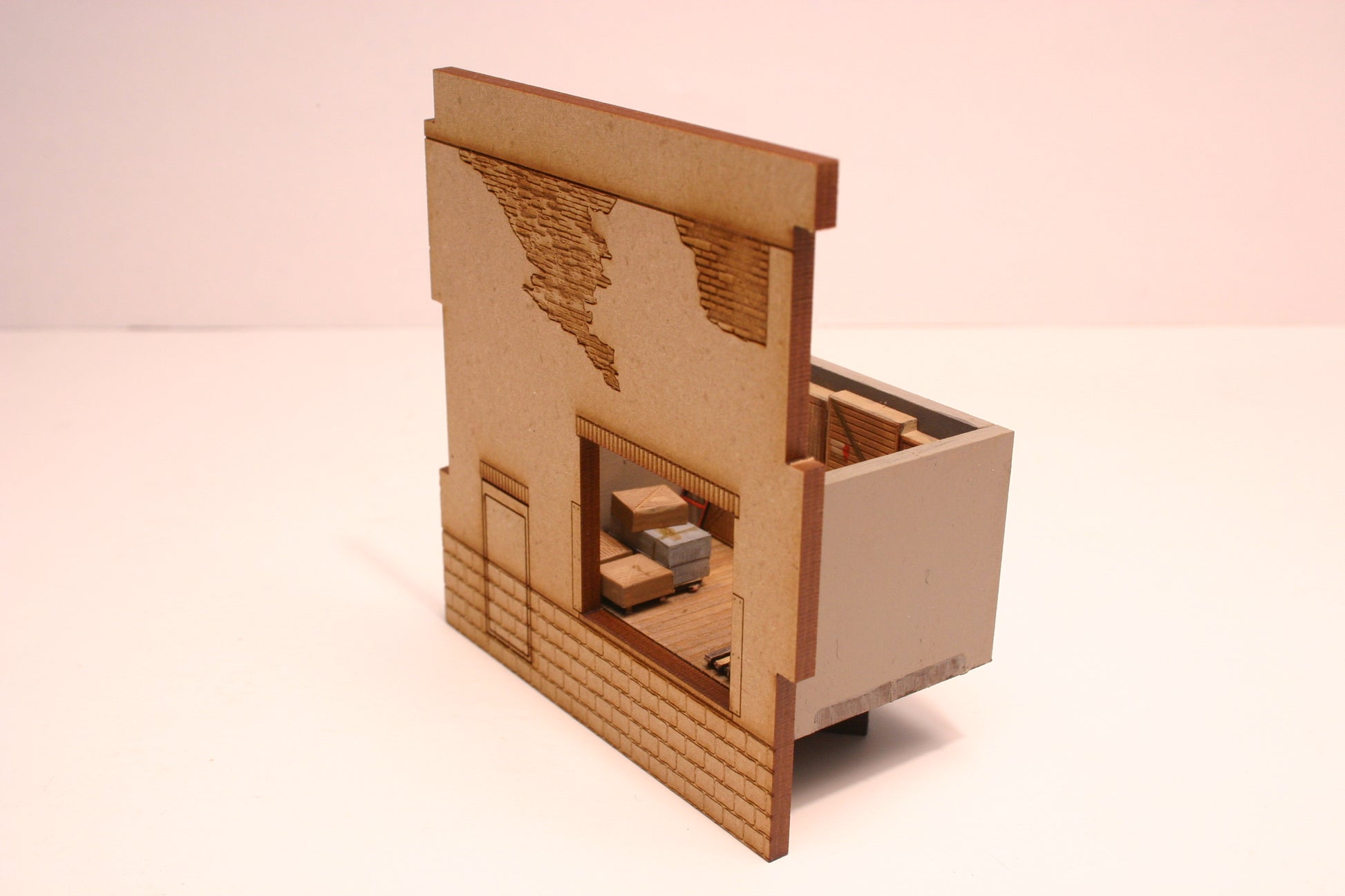 N Scale Loading Dock Interior Kit - TWO Interiors - ITLA