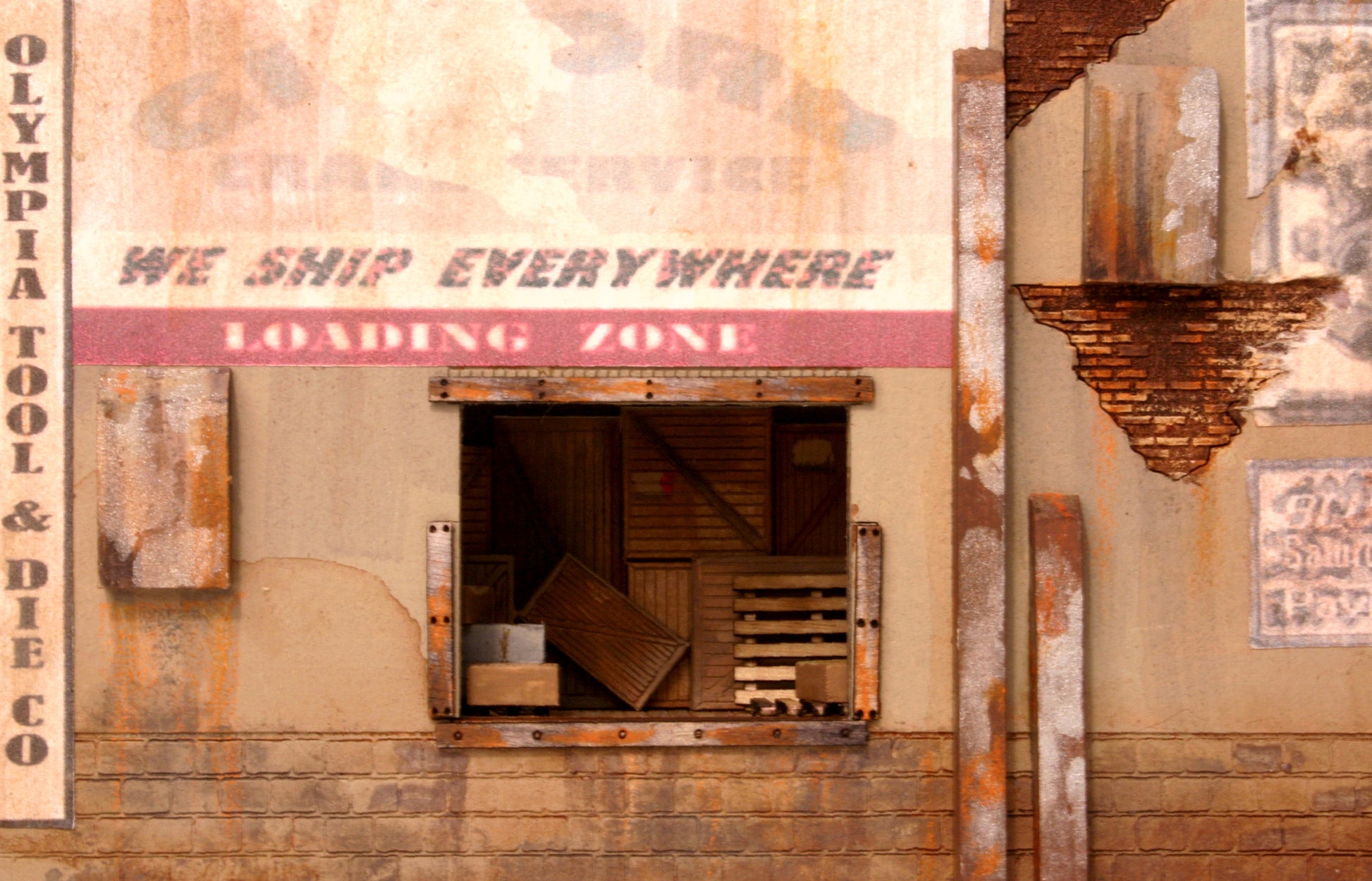 O Scale Loading Dock Interior Kit - ITLA