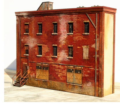 HO Building "D" - Shallow Relief Background Structure - ITLA