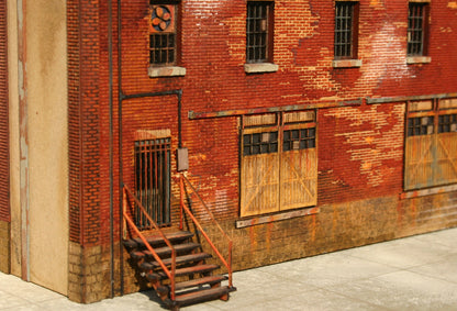 HO Building "D" - Shallow Relief Background Structure - ITLA