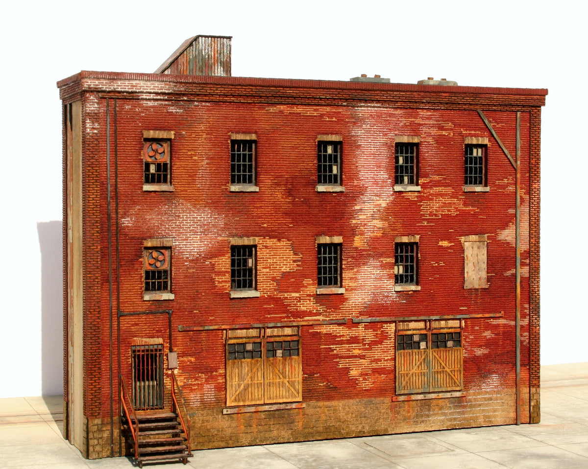 HO Building "D" - Shallow Relief Background Structure - ITLA