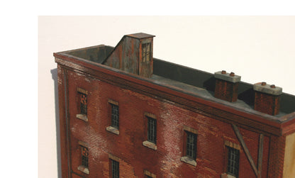 HO Building "D" - Shallow Relief Background Structure - ITLA