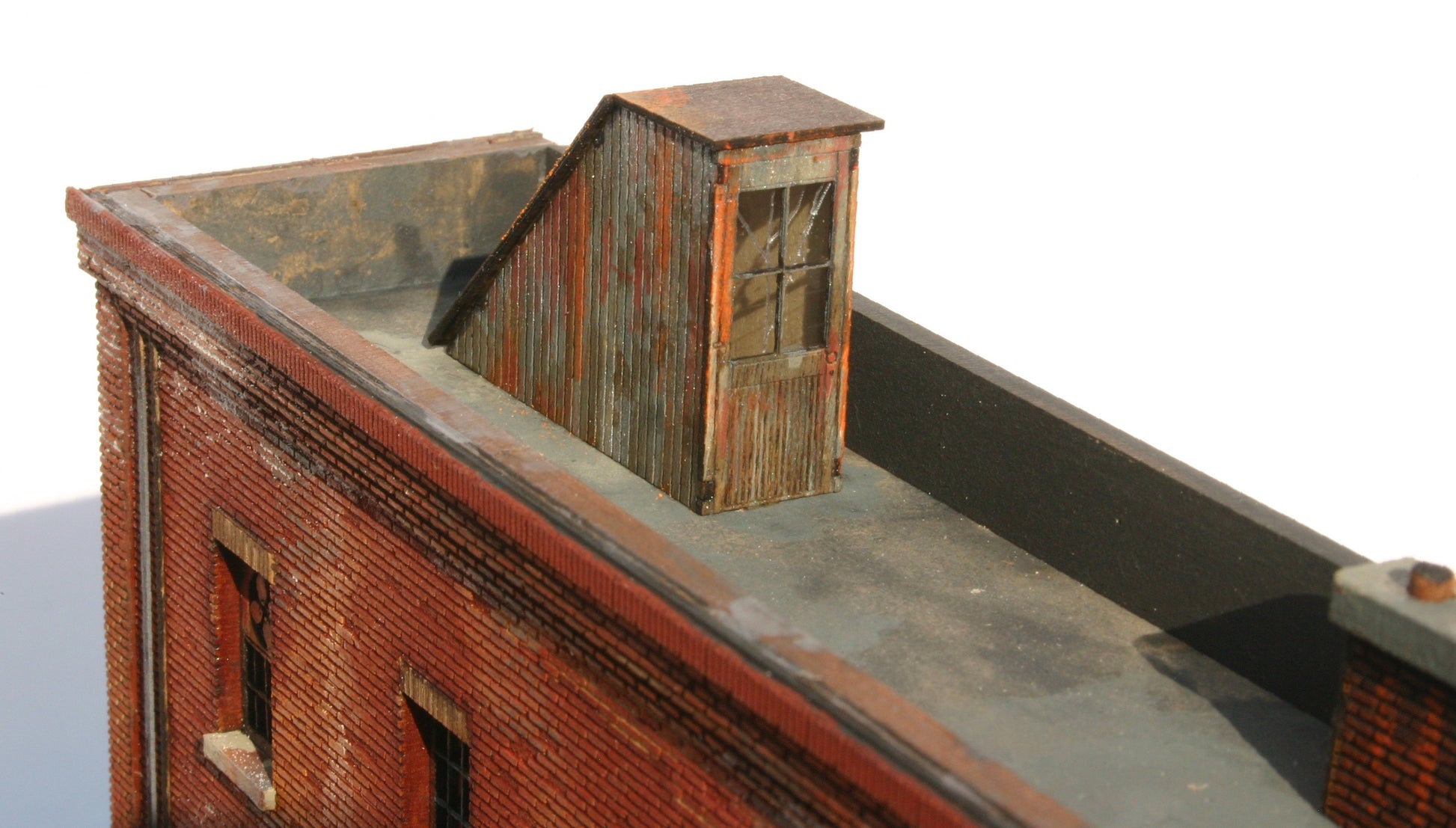 HO Building "D" - Shallow Relief Background Structure - ITLA