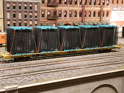 Auto Frame Load Kit - for the Accurail 89ft ACF Flatcar - ITLA