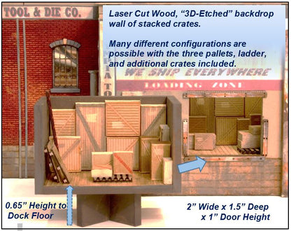 HO Loading Dock Interior Kit - ITLA